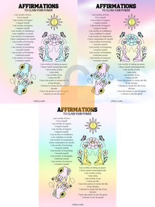 Affirmation + Meditation Posters