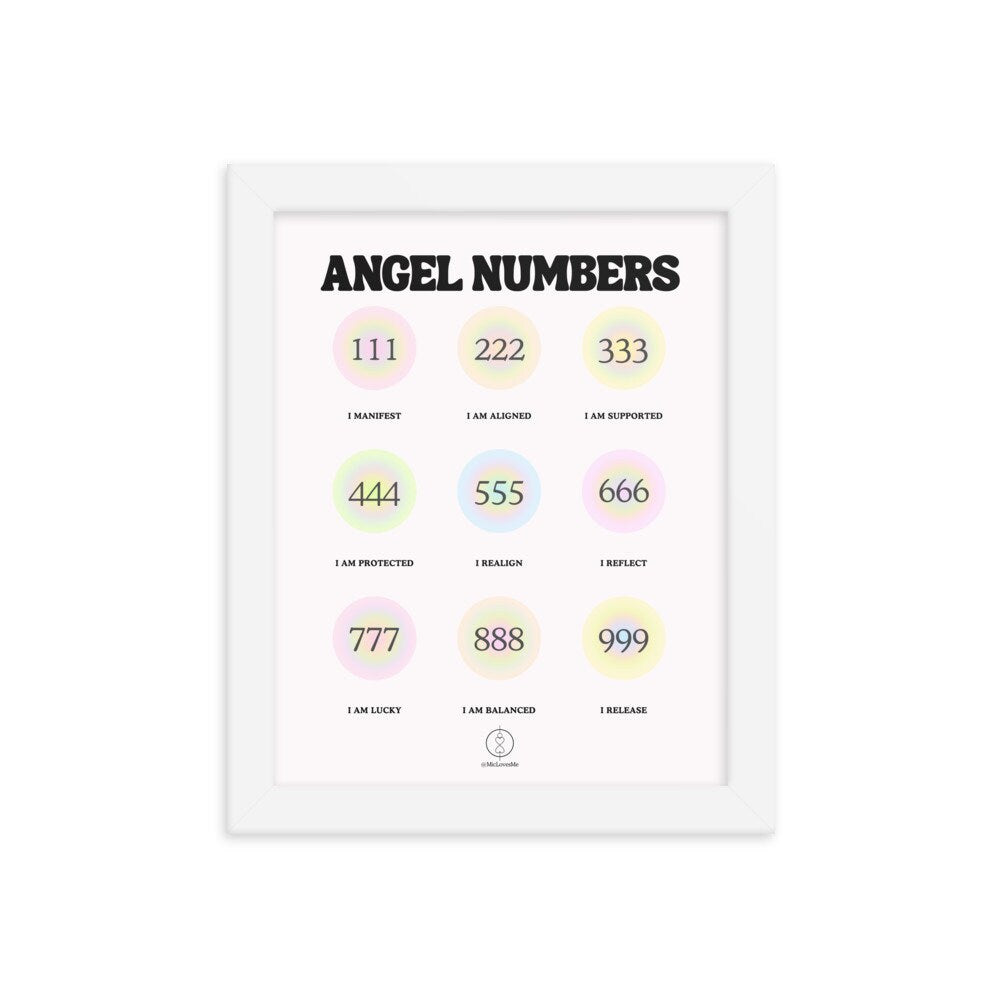 Angel Numbers Affirmations